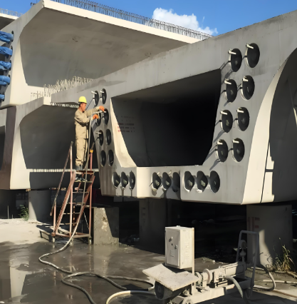 龙门压浆料施工流程及注意事项